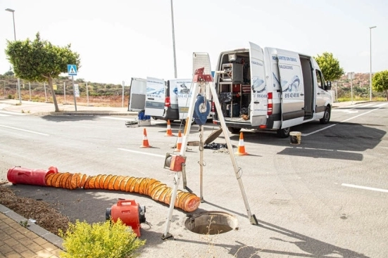 limpieza de redes de saneamiento en Jaén